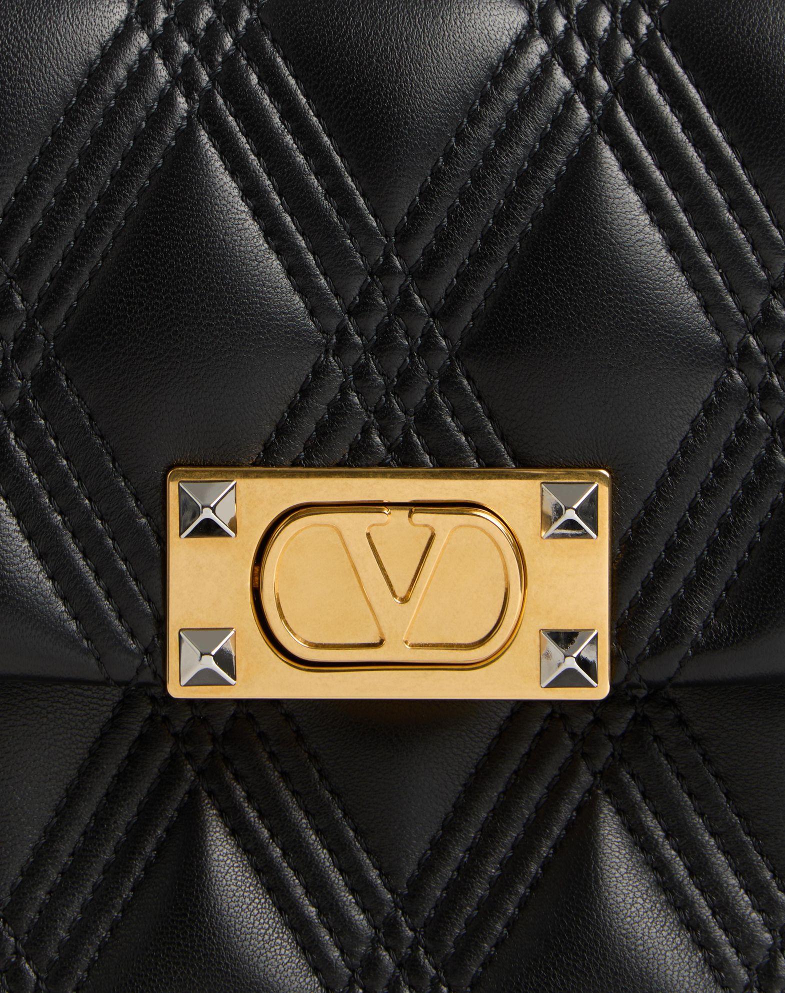 Valentino Garavani Quiltie 67 Medium Shoulder Bag In Quilted Nappa Leather Product Image