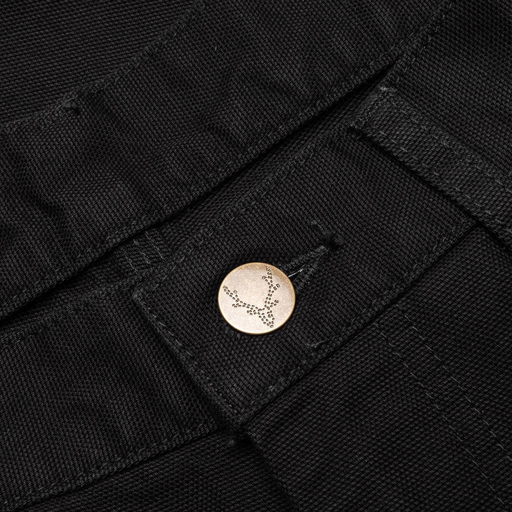 Cotton Canvas Painter Pant - Black Male Product Image