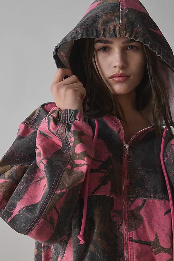 BDG Blake Canvas Bomber Jacket Womens at Urban Outfitters Product Image