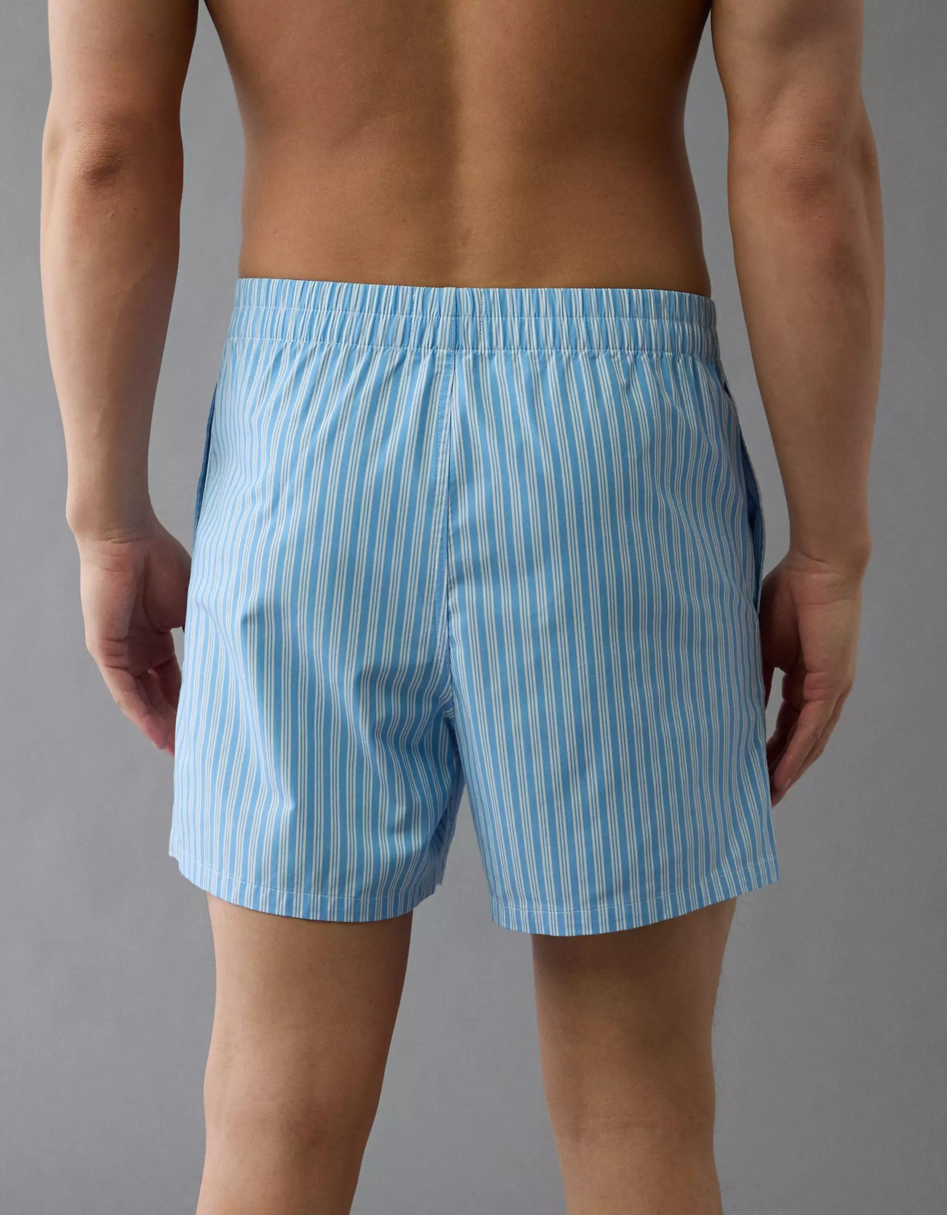 AEO Men's Striped Poplin Pocket Boxer Short Product Image