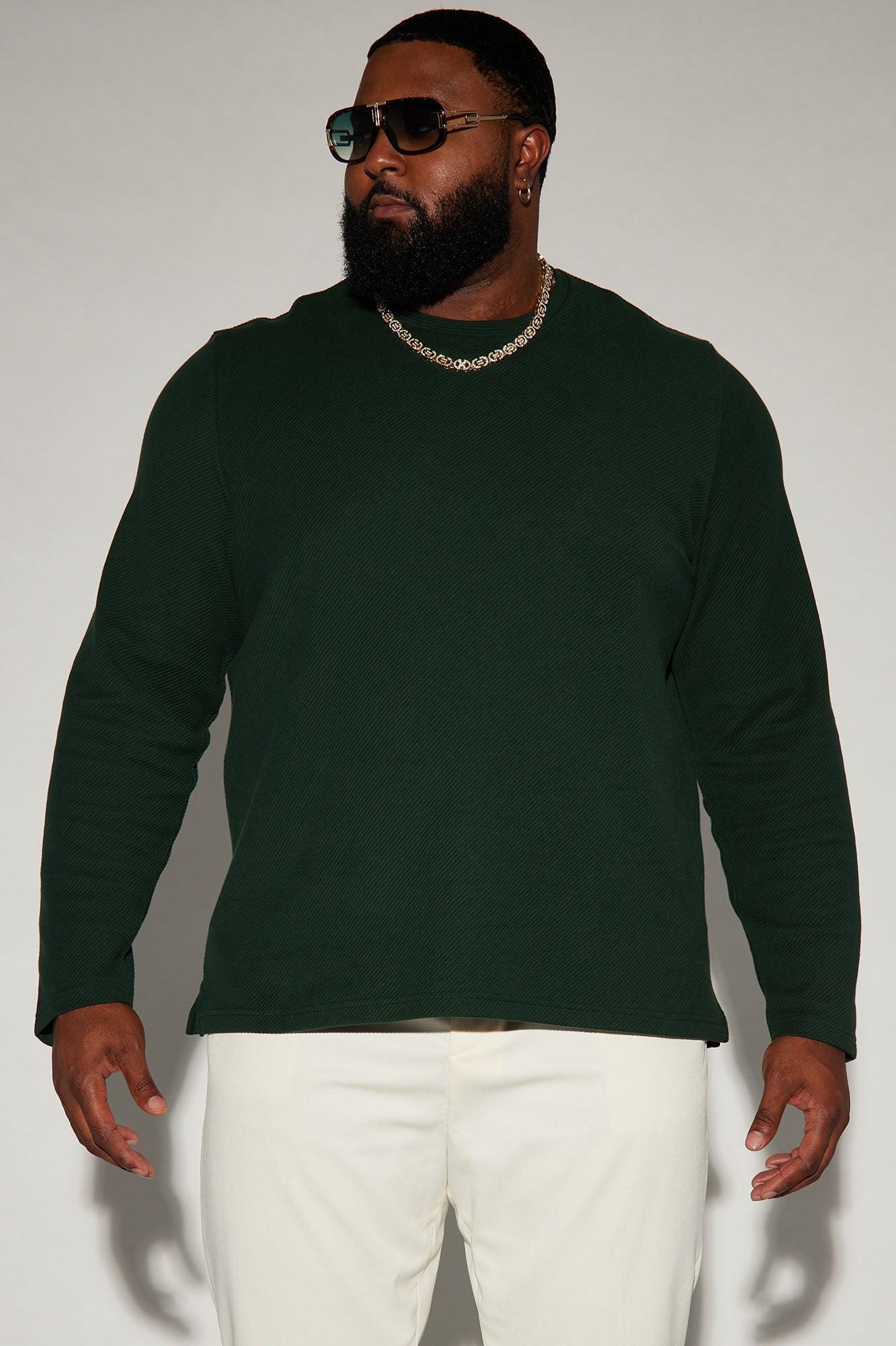 Composed Long Sleeve Tee - Hunter Product Image