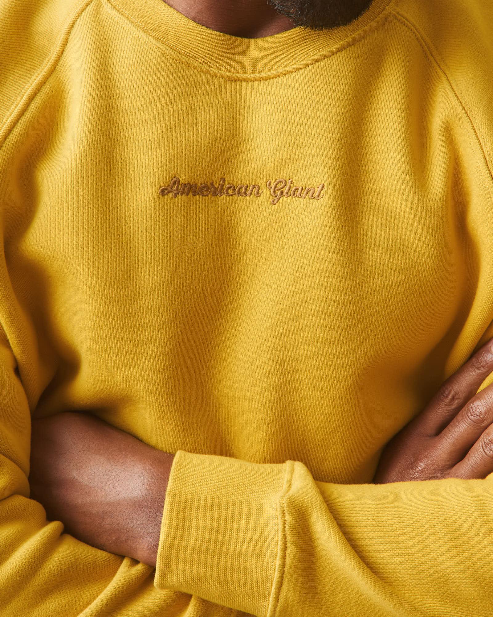 Men's Midweight Crewneck - Nugget Gold Product Image