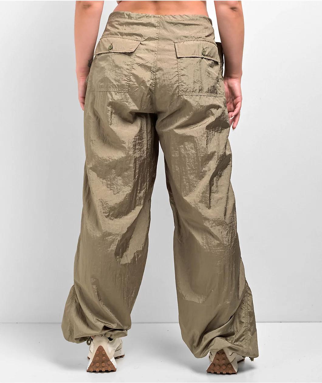 Motel Green Parachute Pants Product Image
