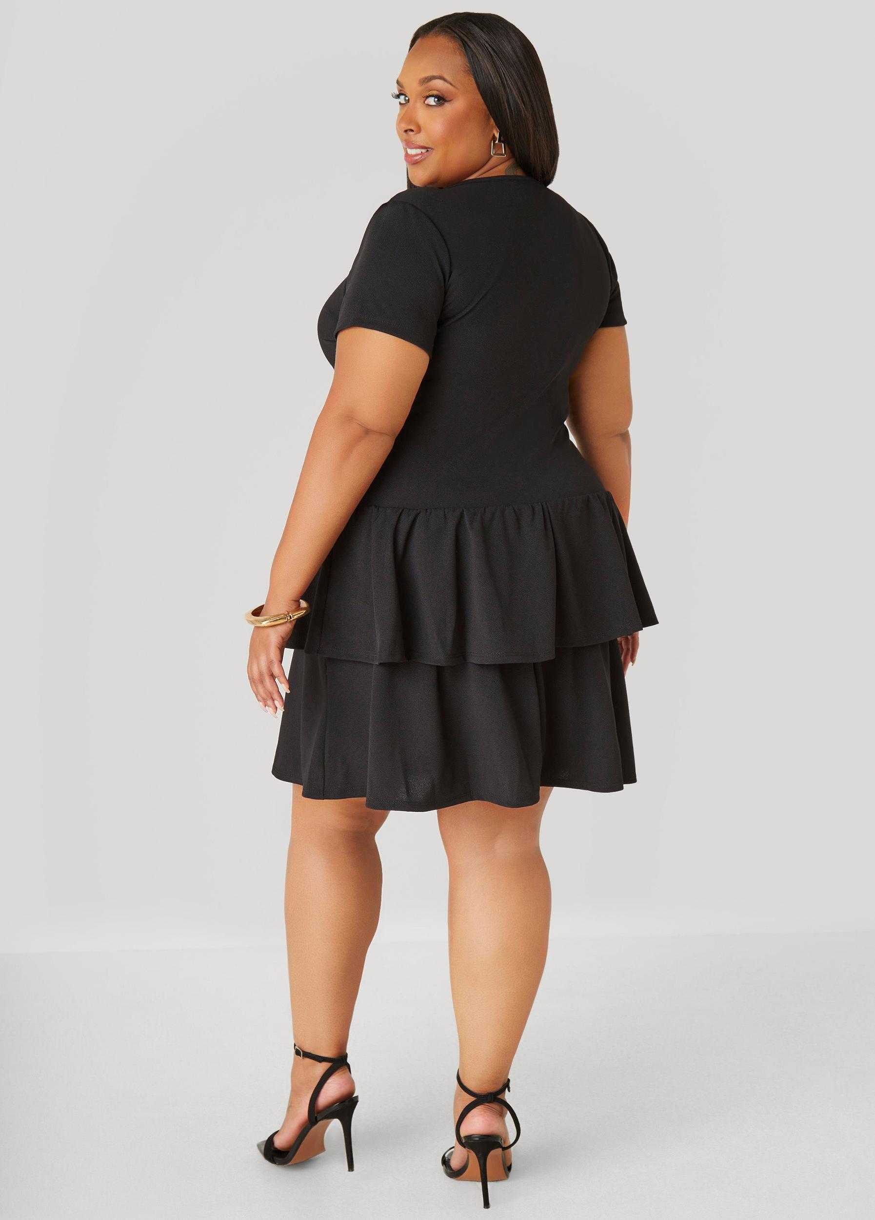 Textured Tiered Dress Product Image