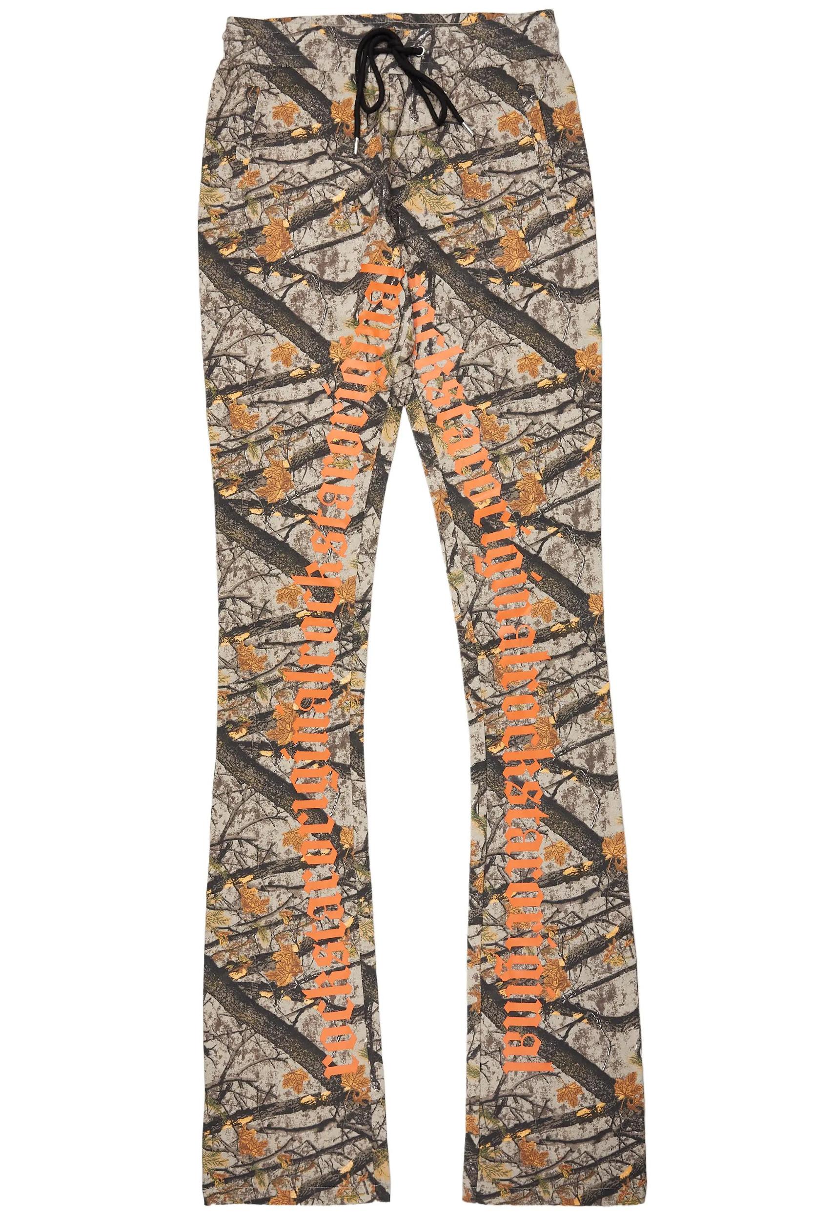 Callie Tree Camo Super Stacked Flare Pants Male Product Image