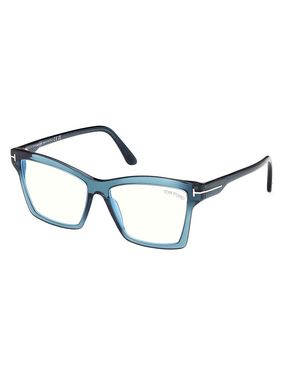 Womens 54MM Blue Block Optical Eyeglasses Product Image