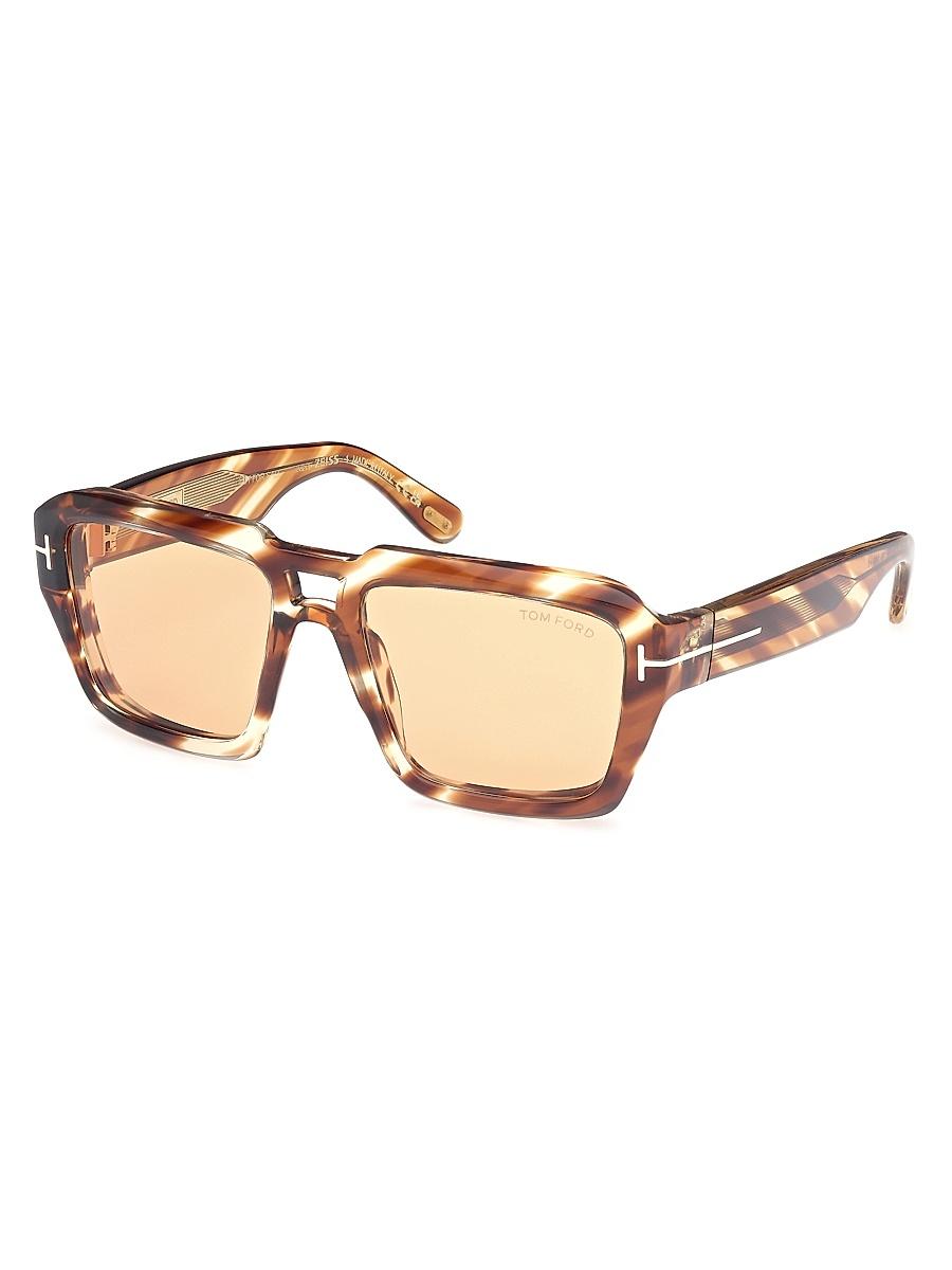 Mens TOM FORD ICON 56MM Navigator Sunglasses Product Image