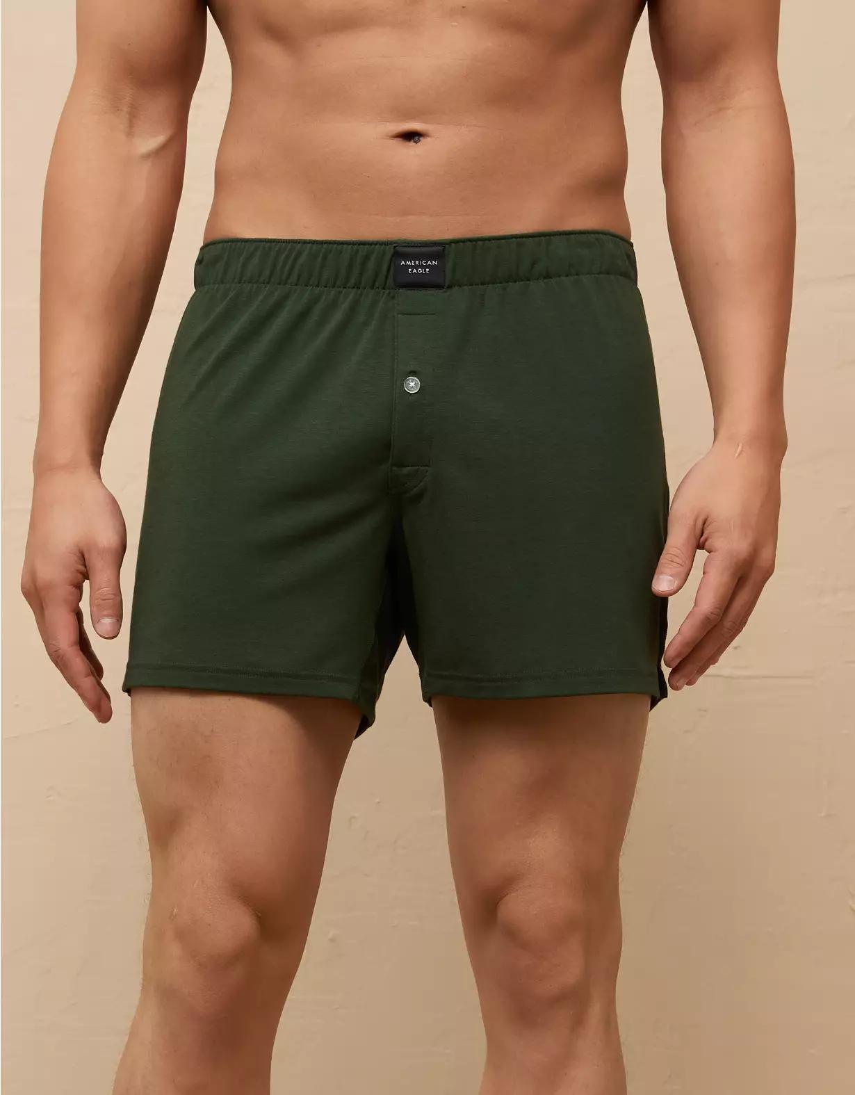 AEO Men's Slim Knit Ultra Soft Boxer Short Product Image