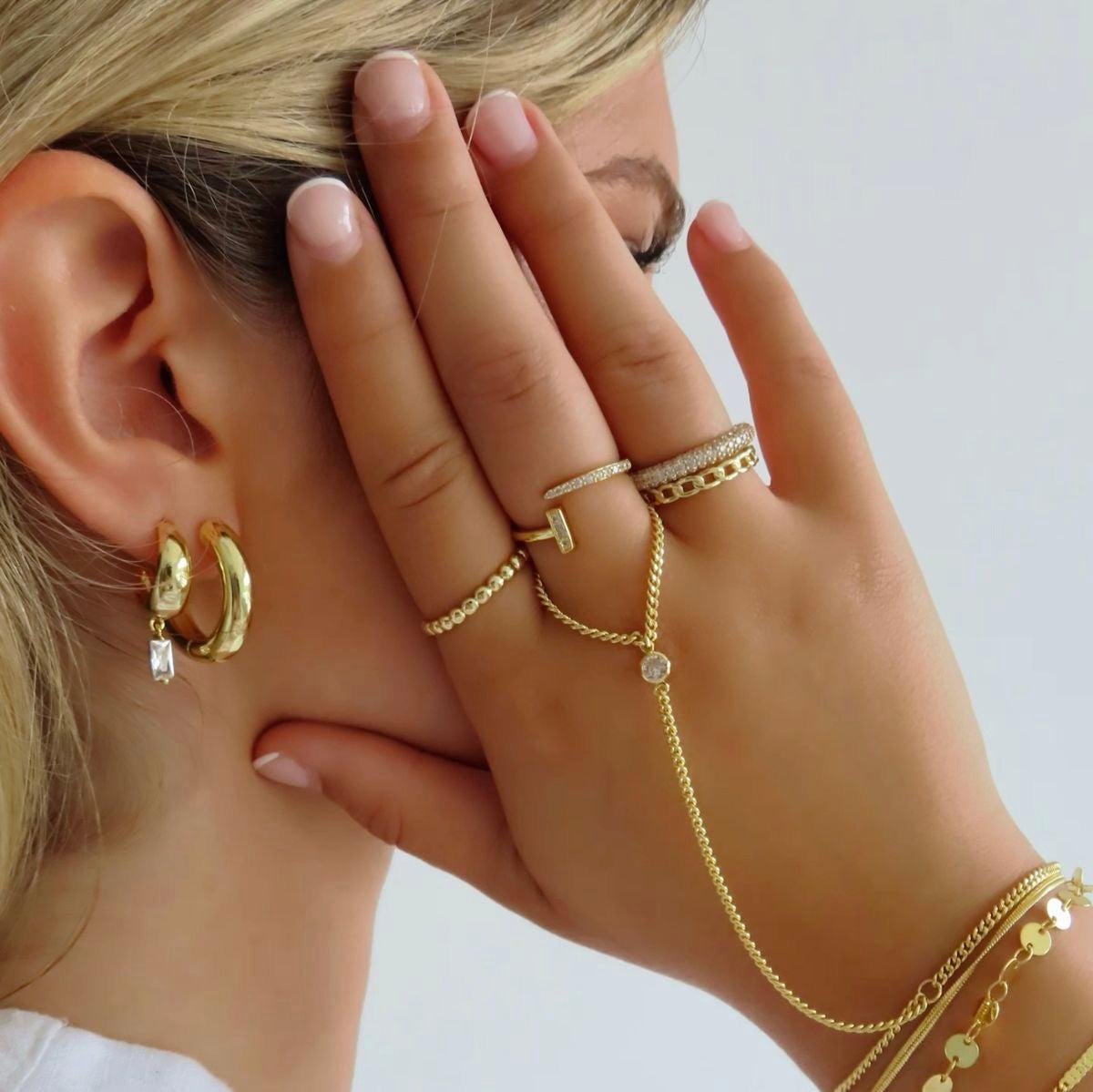 Set in Stone Hand Chain Product Image