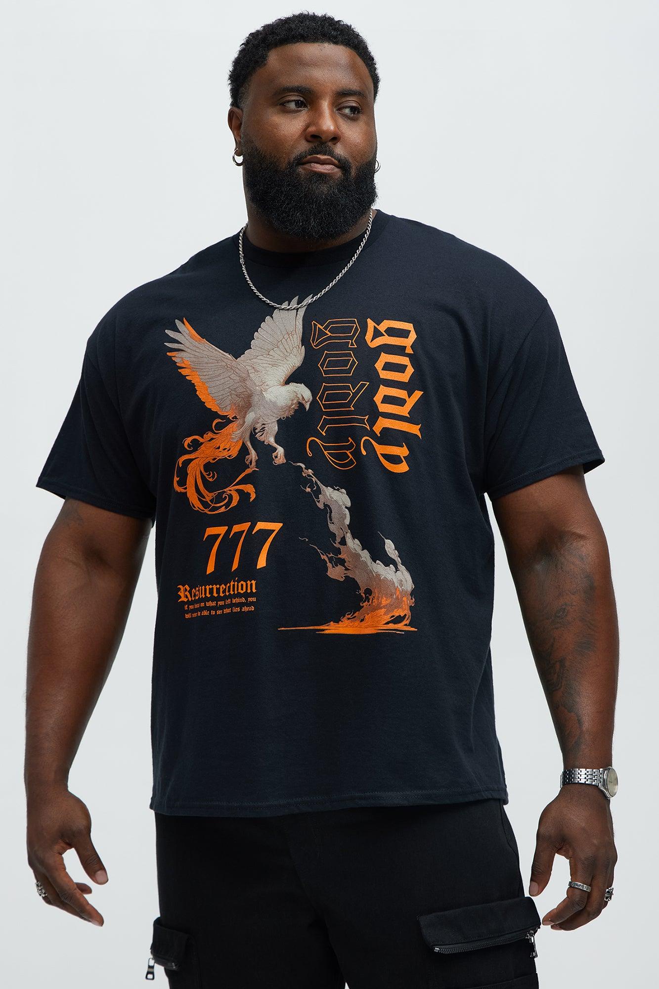 Godly Resurrection Short Sleeve Tee - Black Product Image