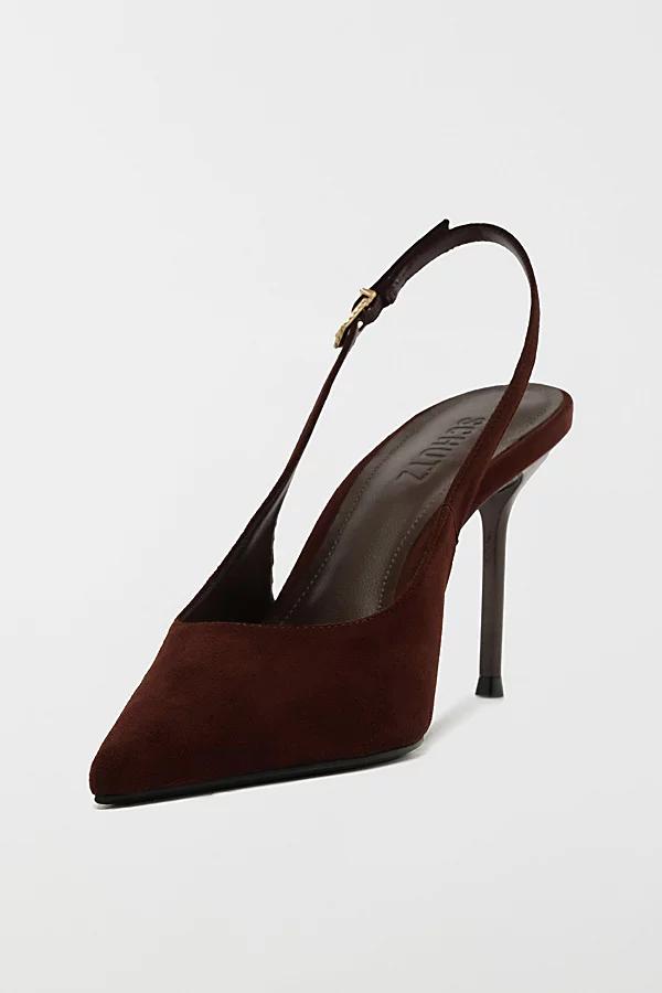 Schutz Alicia Suede Sling Heel Womens at Urban Outfitters Product Image