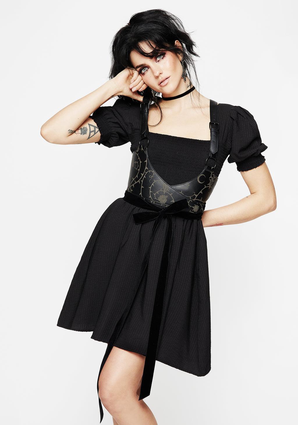 Morna Puff Sleeve Mini Dress Product Image