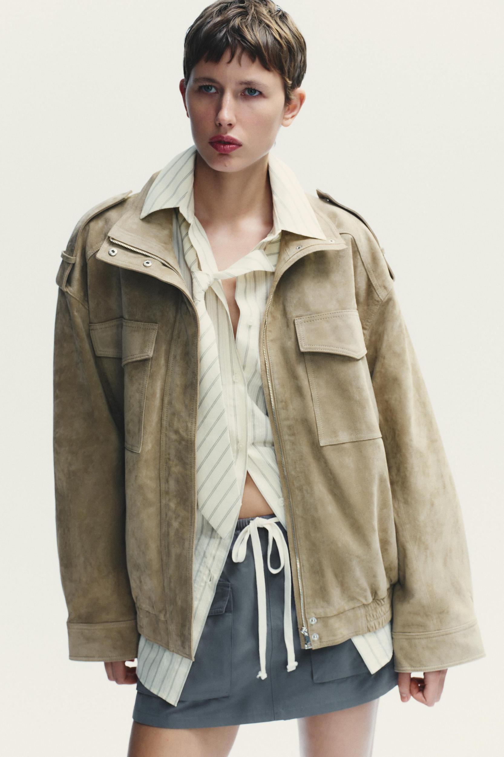 SUEDE LEATHER JACKET Product Image