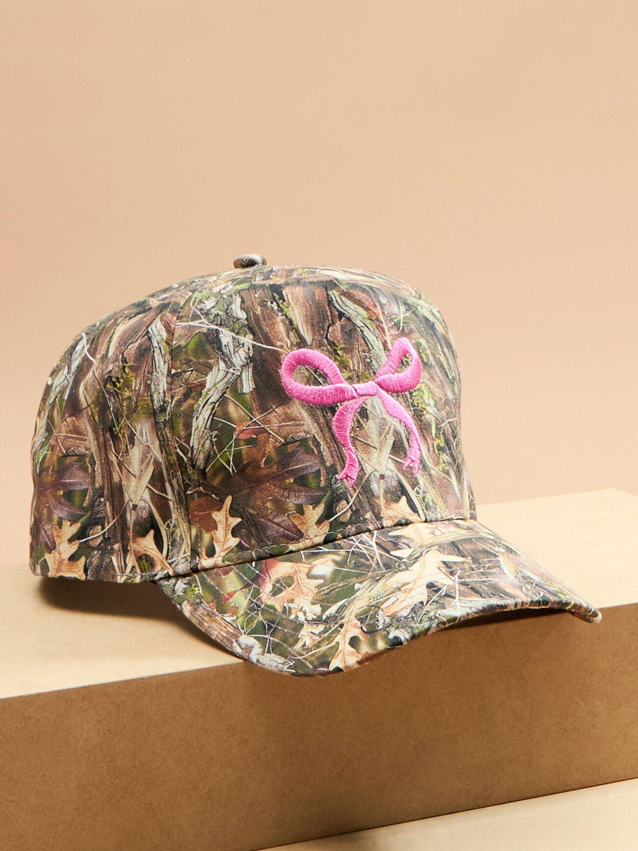 Camo Bow Trucker Hat Product Image