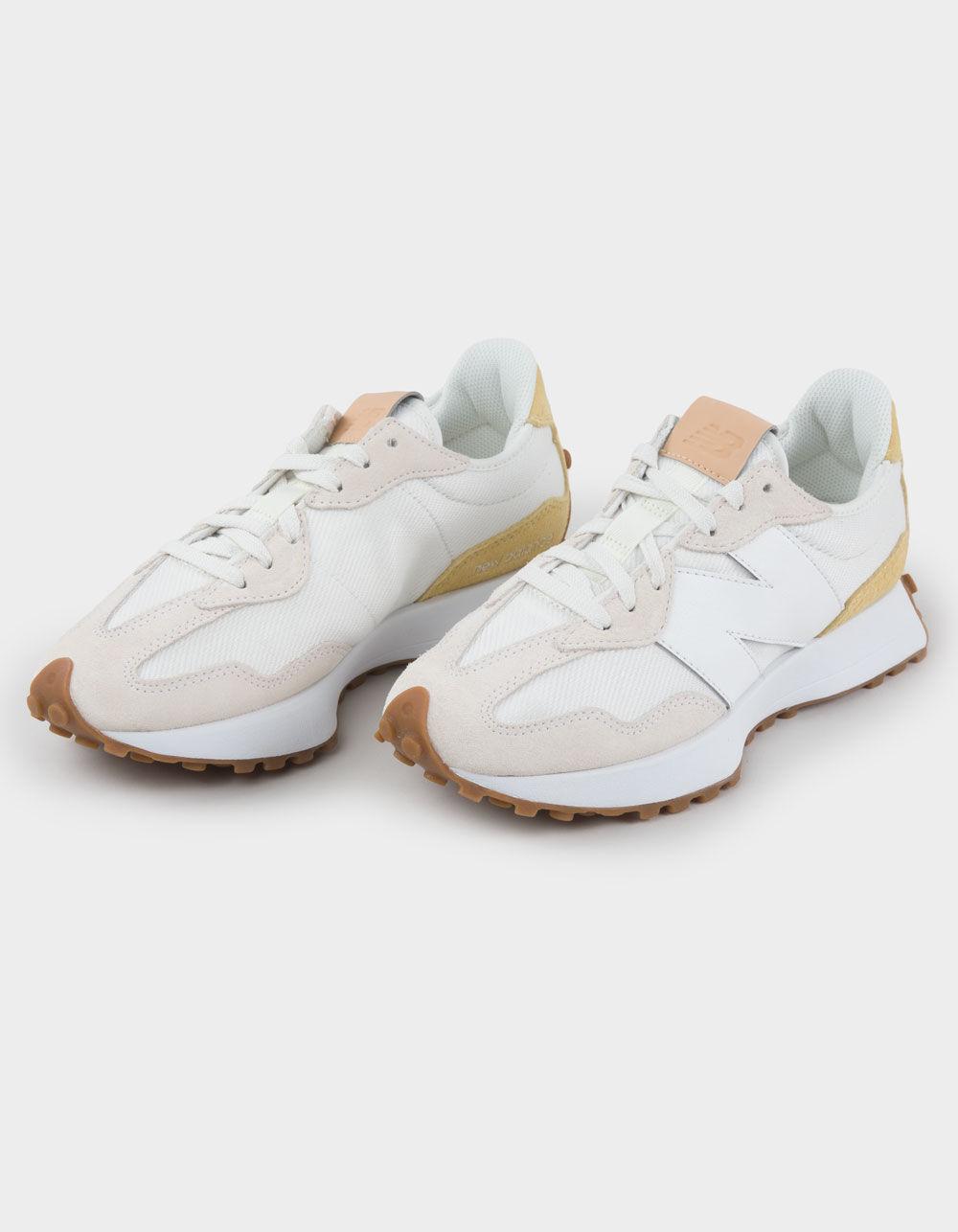 NEW BALANCE 327 Womens Shoes - WHITE/YELLOW Product Image