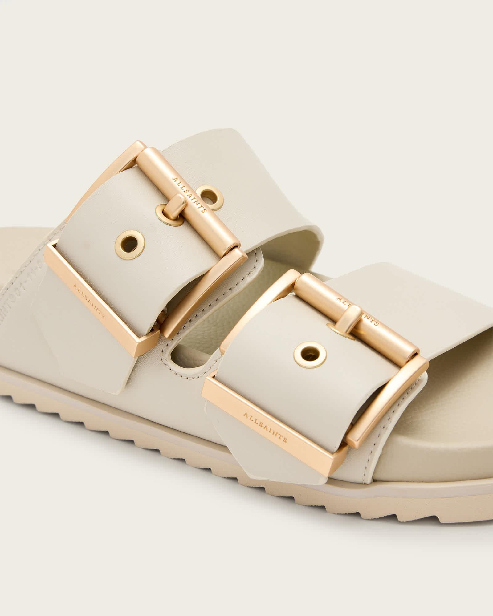Sian Leather Buckle Sandals Product Image