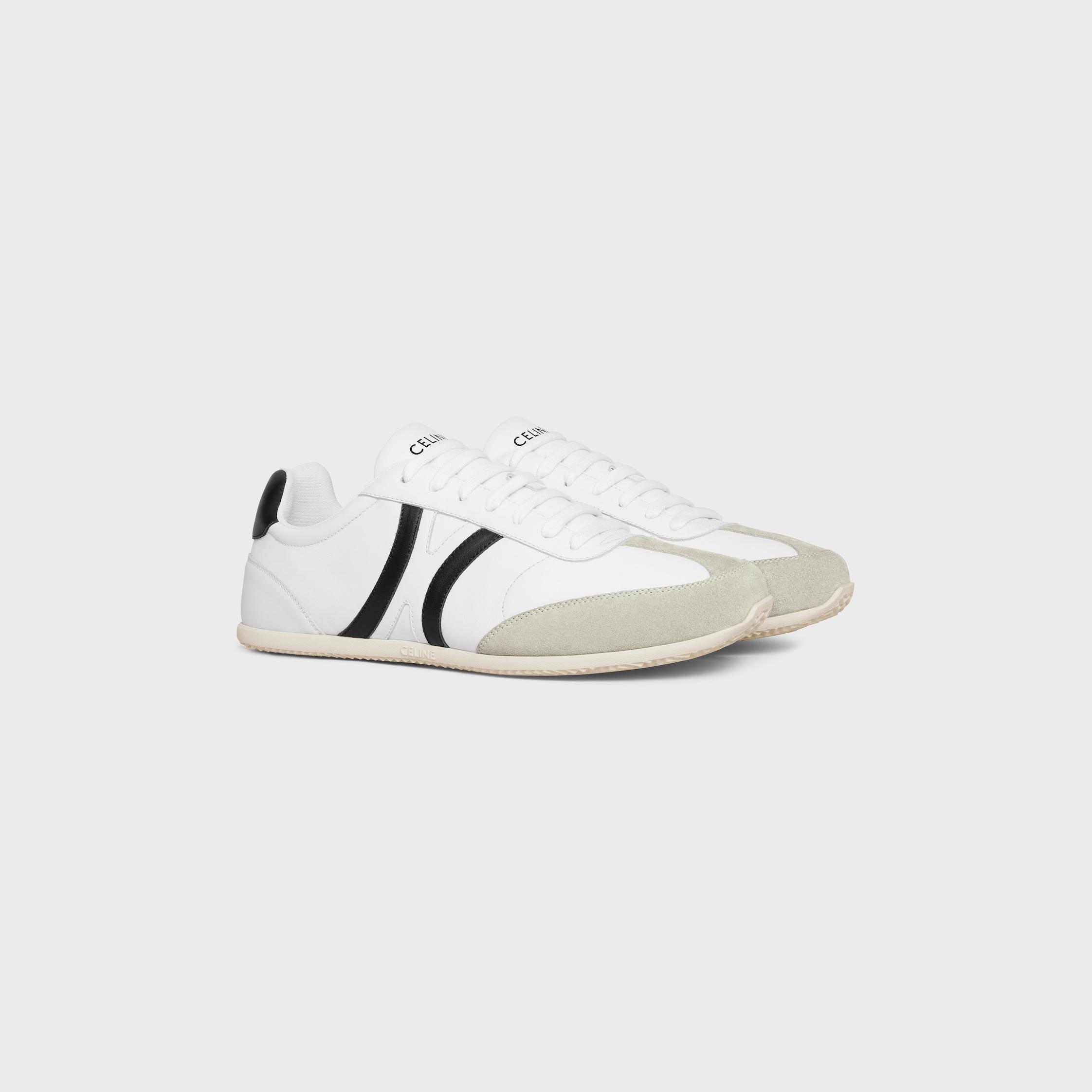 CELINE JOGGER LOW LACE-UP SNEAKER WITH TRIOMPHE in CALFSKIN AND SUEDE CALFSKIN Product Image