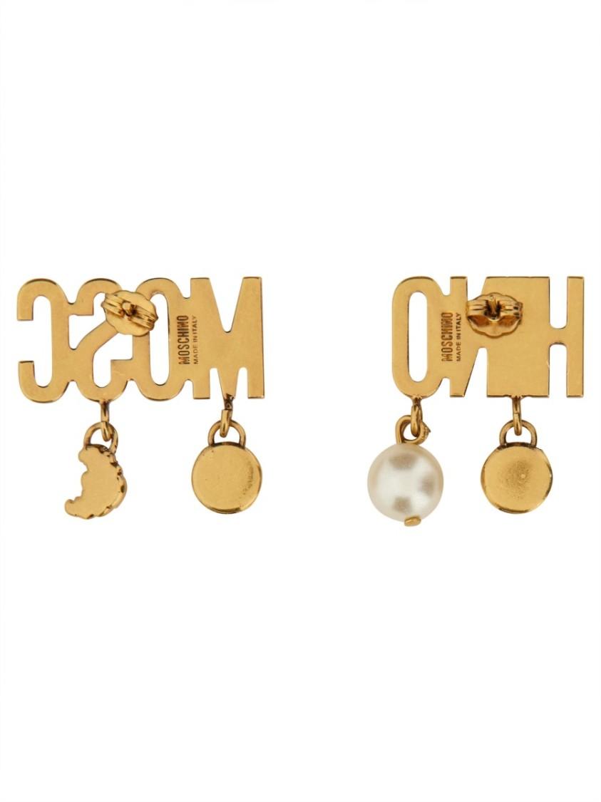 logo-lettering earrings Product Image
