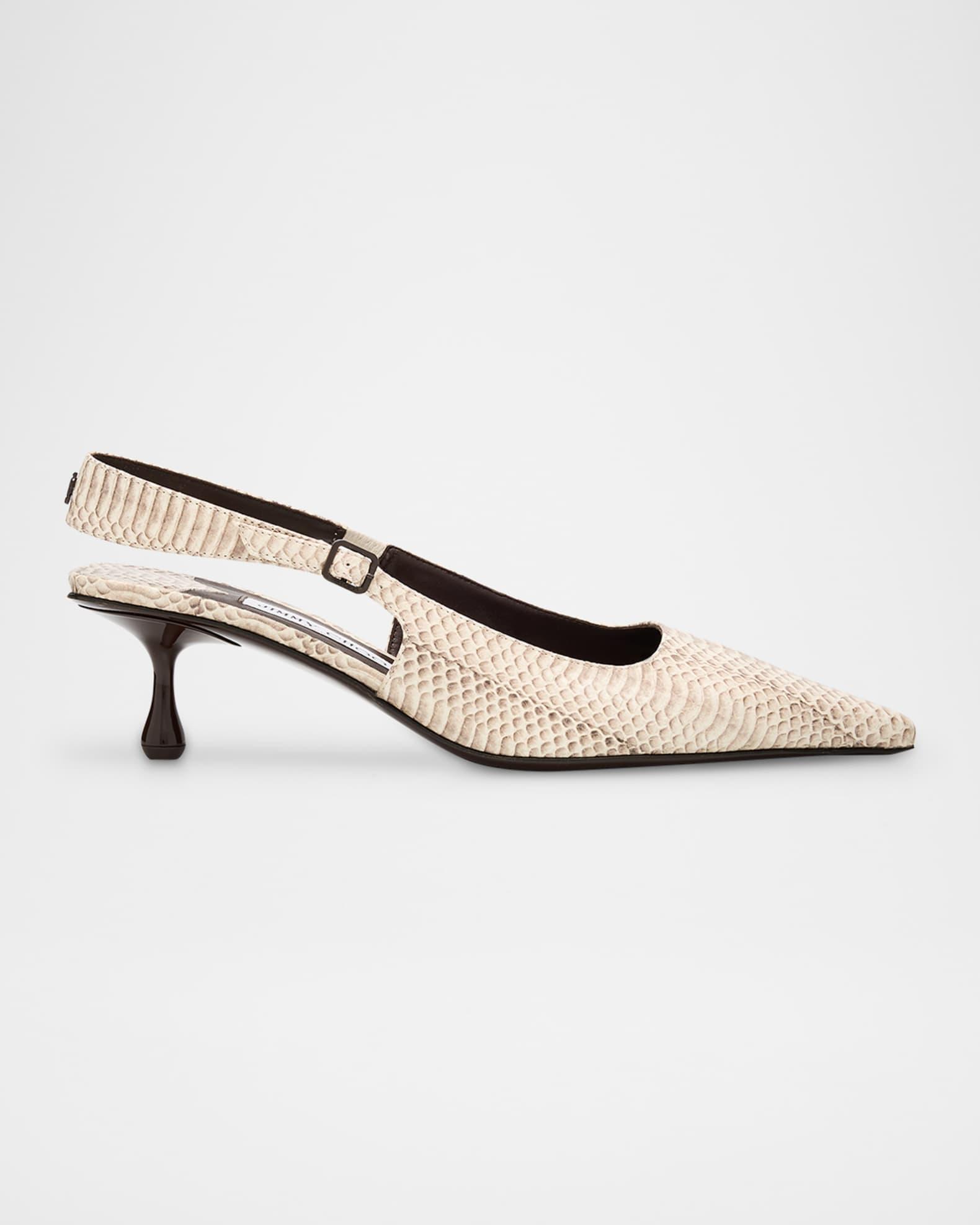 Amel 50 Printed Leather Slingback Pumps Product Image