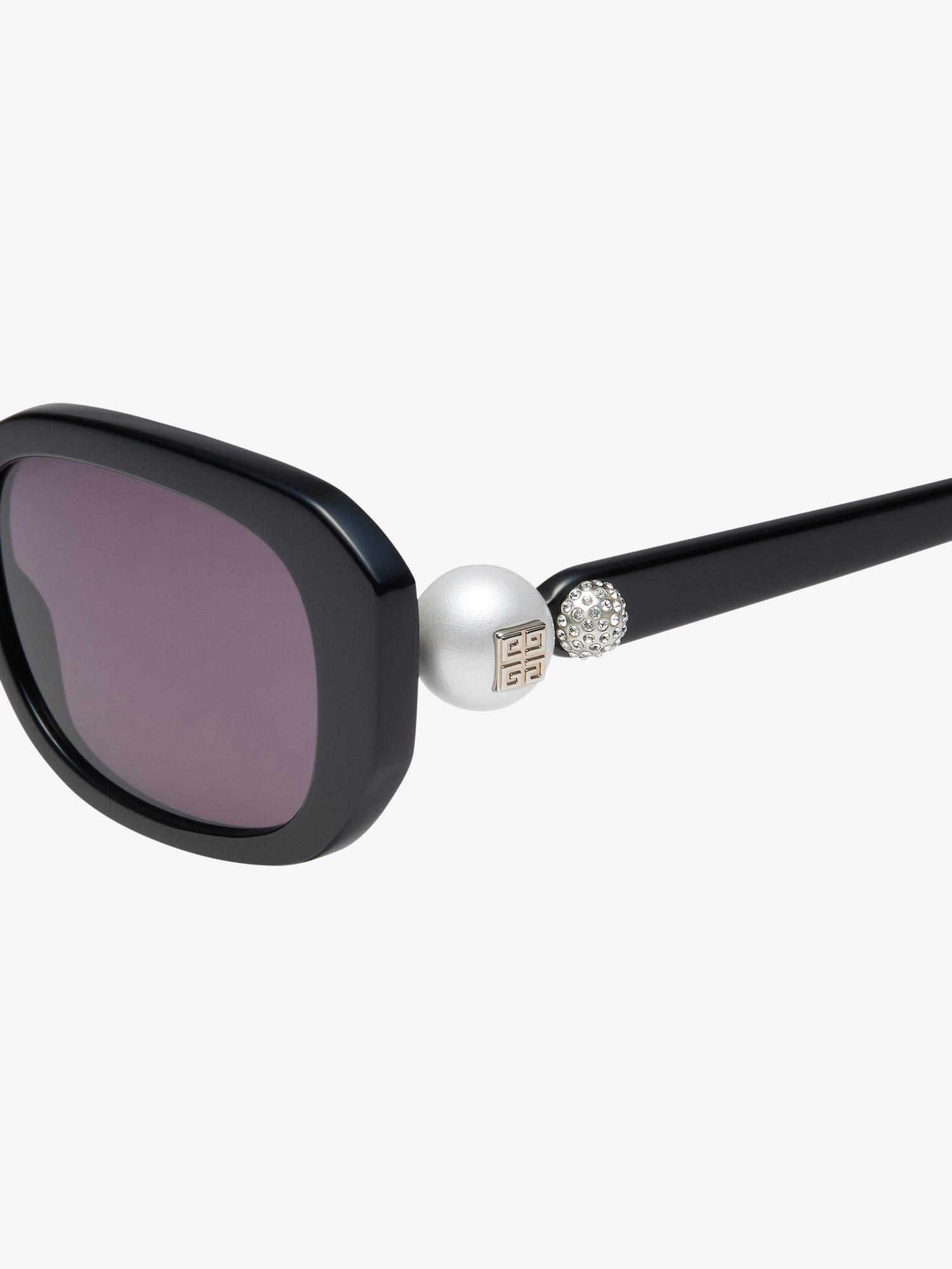 4G Pearl sunglasses in acetate with crystals Product Image