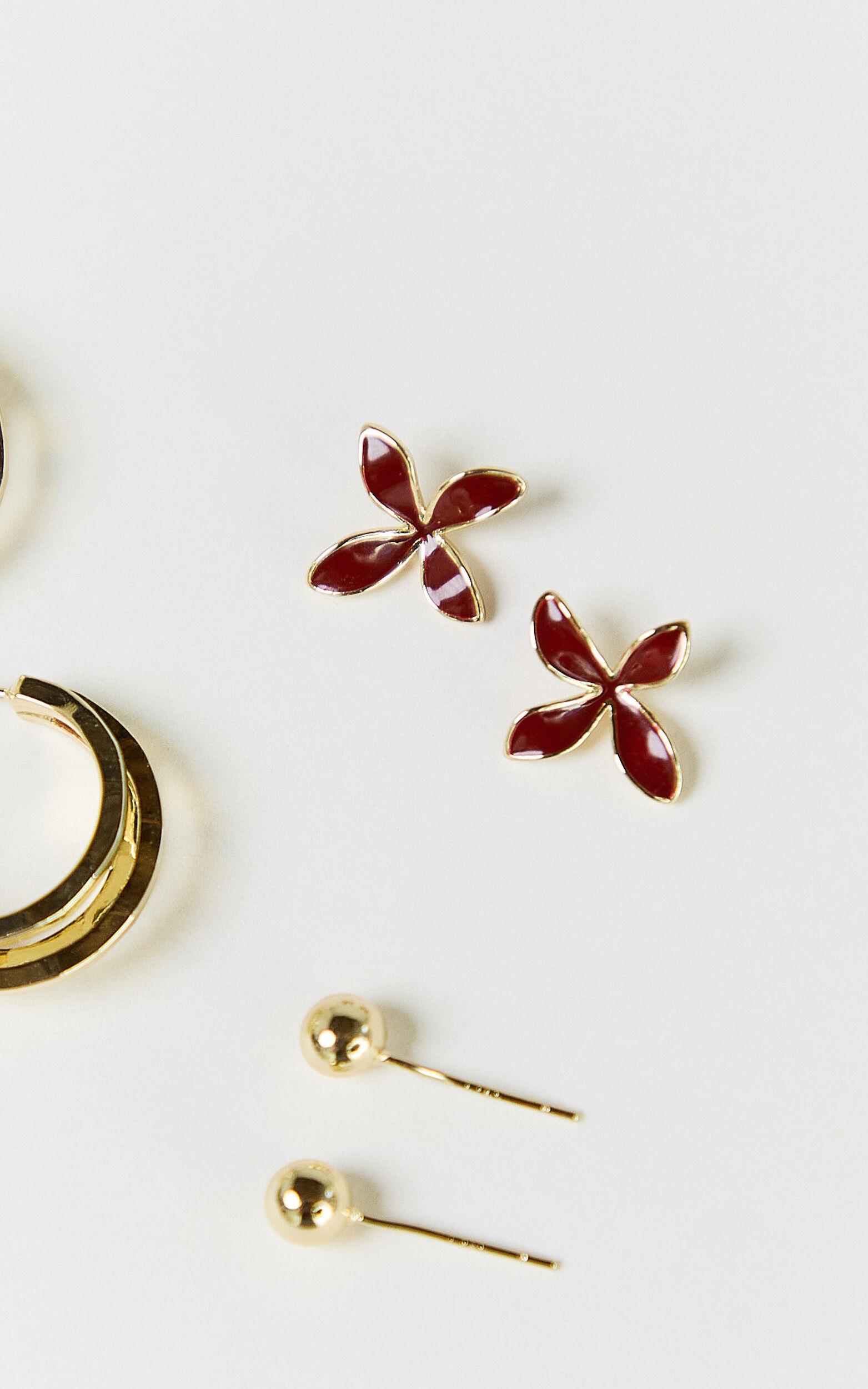 Lilibeth Earrings - 3 Pack Earrings in Gold Product Image