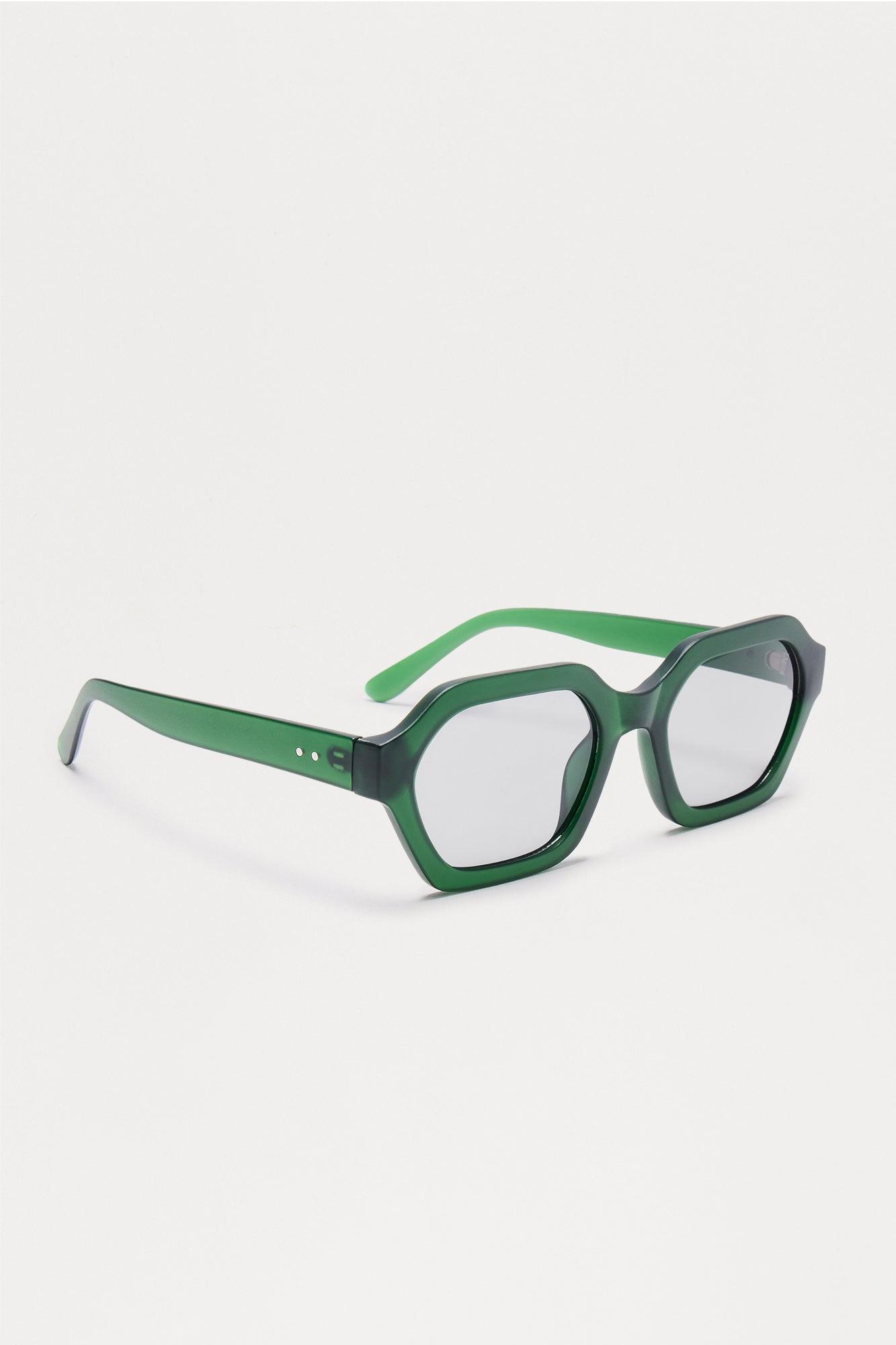Mallee Round Sunglasses - Green Male Product Image