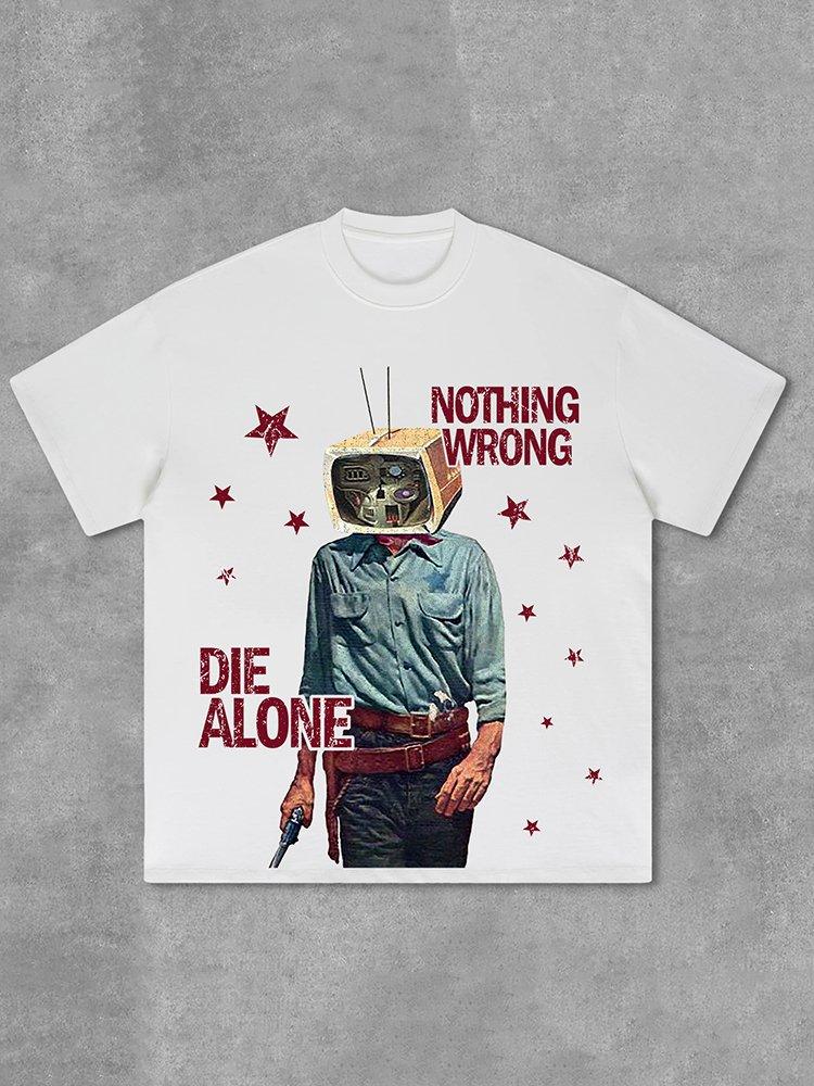 Sopula Nothing Wrong Graphic Print Cotton T-Shirt Product Image