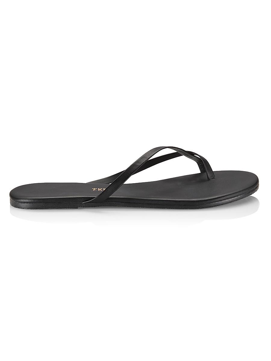 Womens Riley Leather Flip Flops Product Image