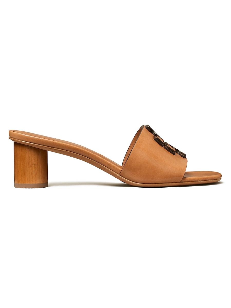 Womens Ines 55MM Leather Mules Product Image