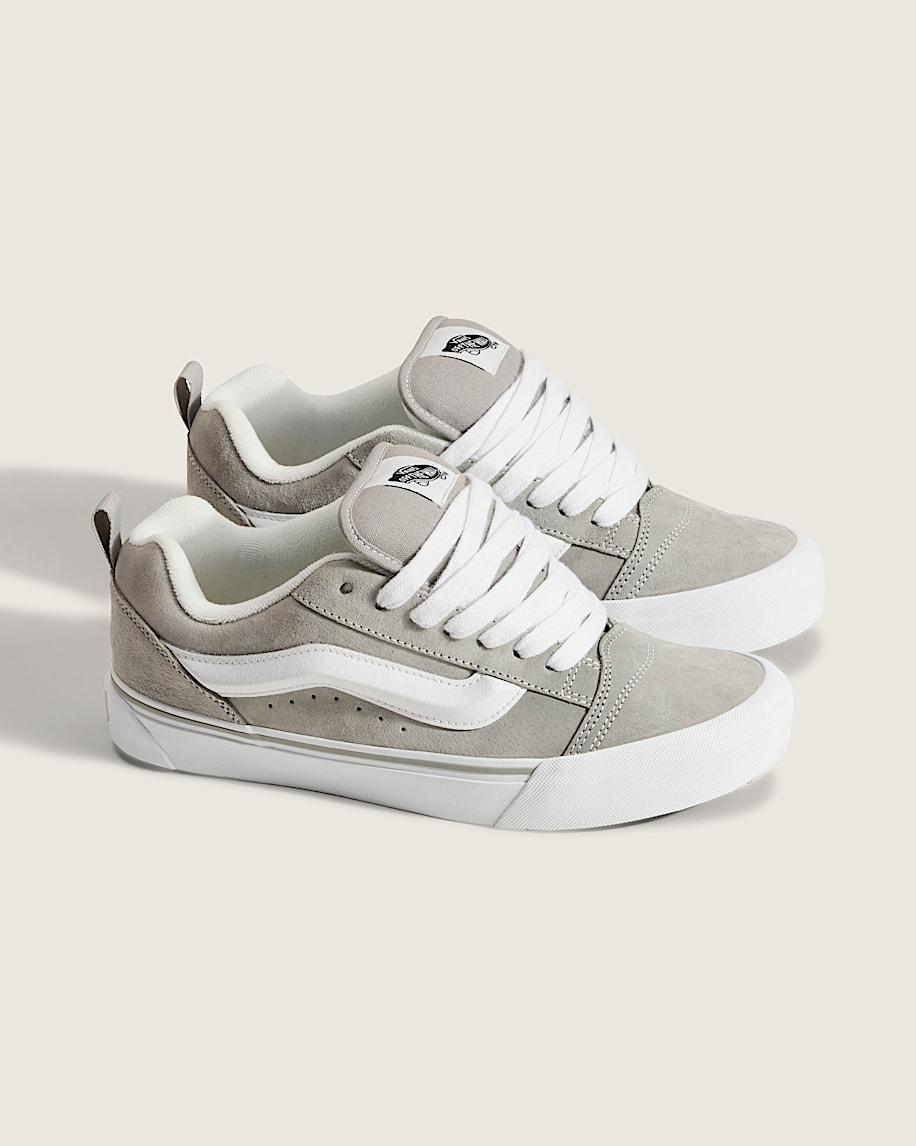 Knu Skool Suede Shoe in Light Grey| Vans US Product Image