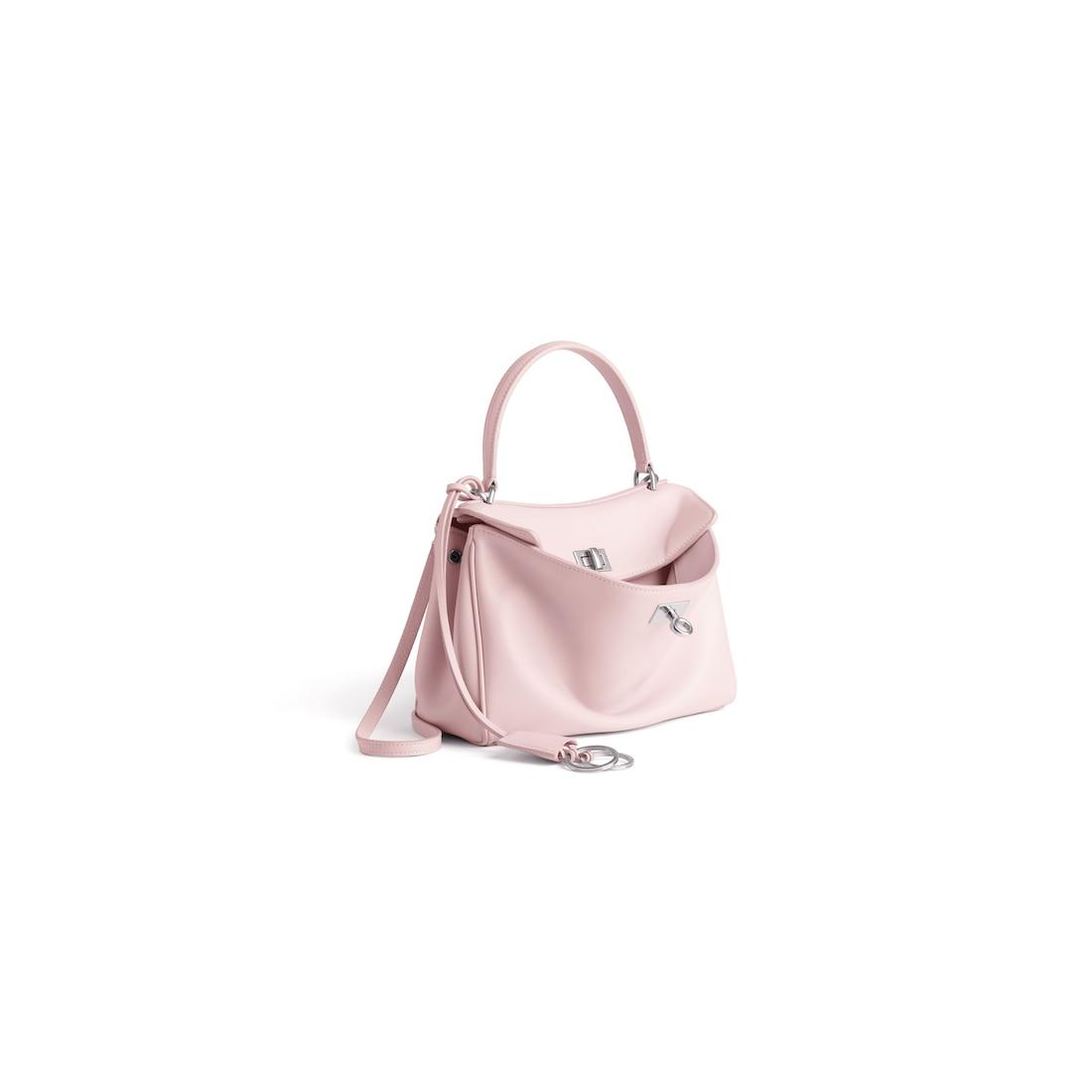 Women's Rodeo Handbag Mini  in Suede Pink Product Image
