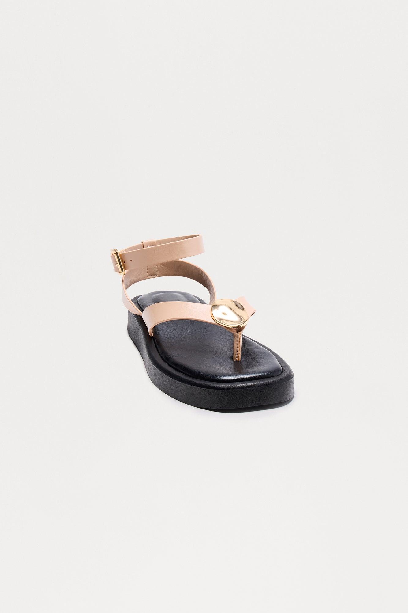 Penny Hardware Sandals - Ivory Product Image