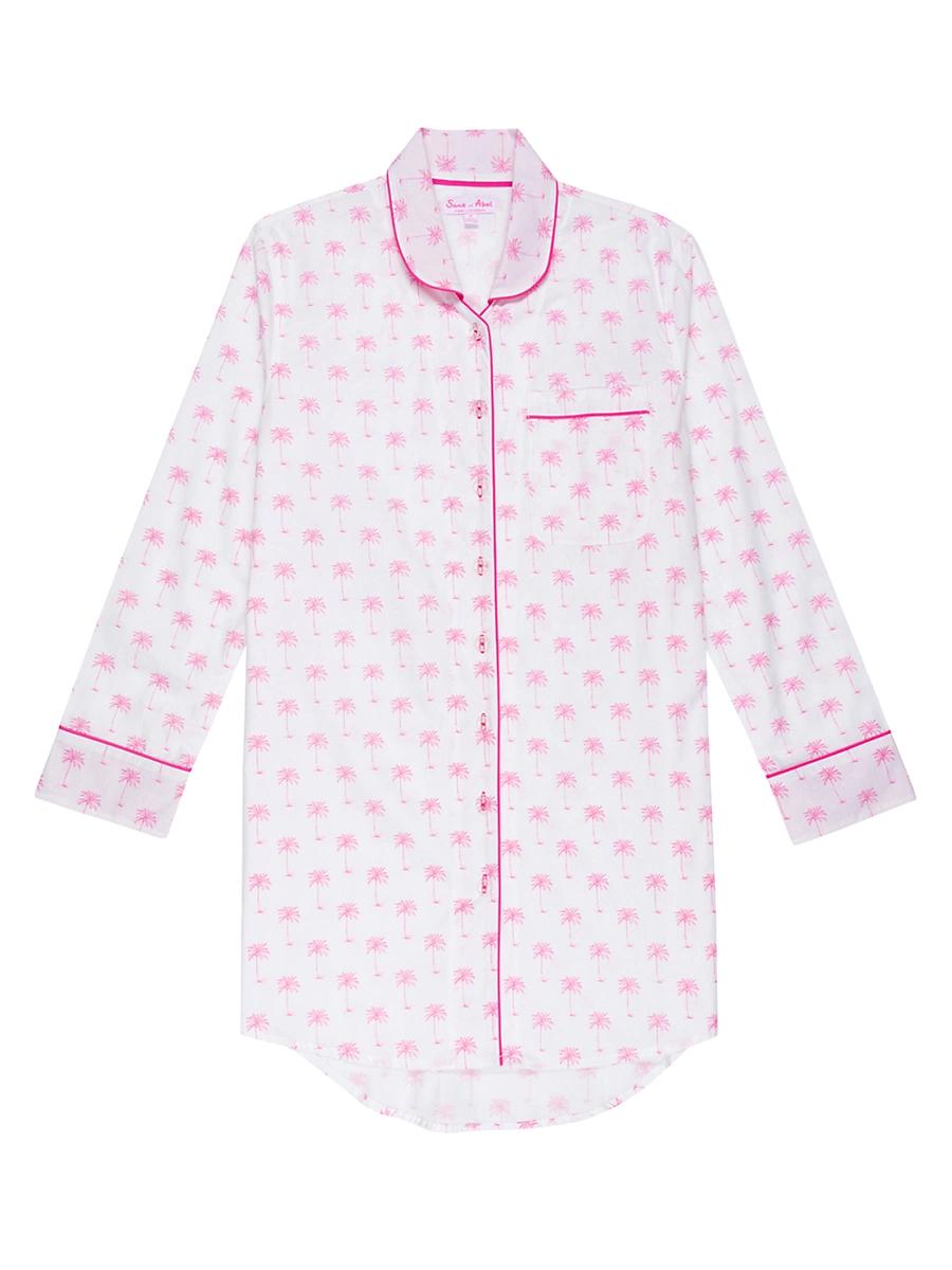 Womens Palm Tree Night Shirt Product Image