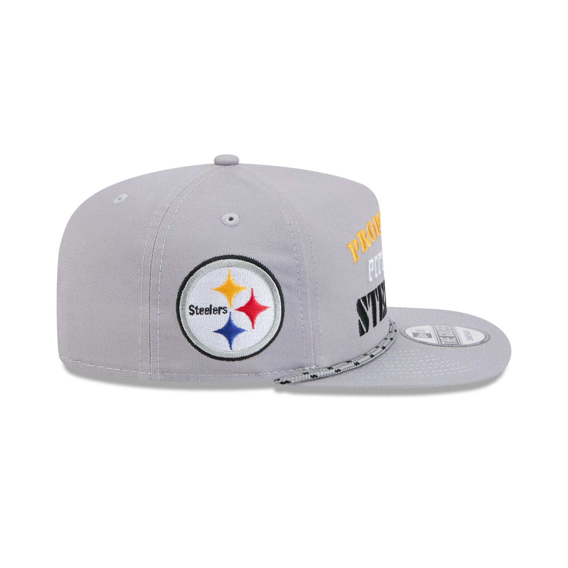 Pittsburgh Steelers Vintage Gray Rope Golfer Hat Male Product Image