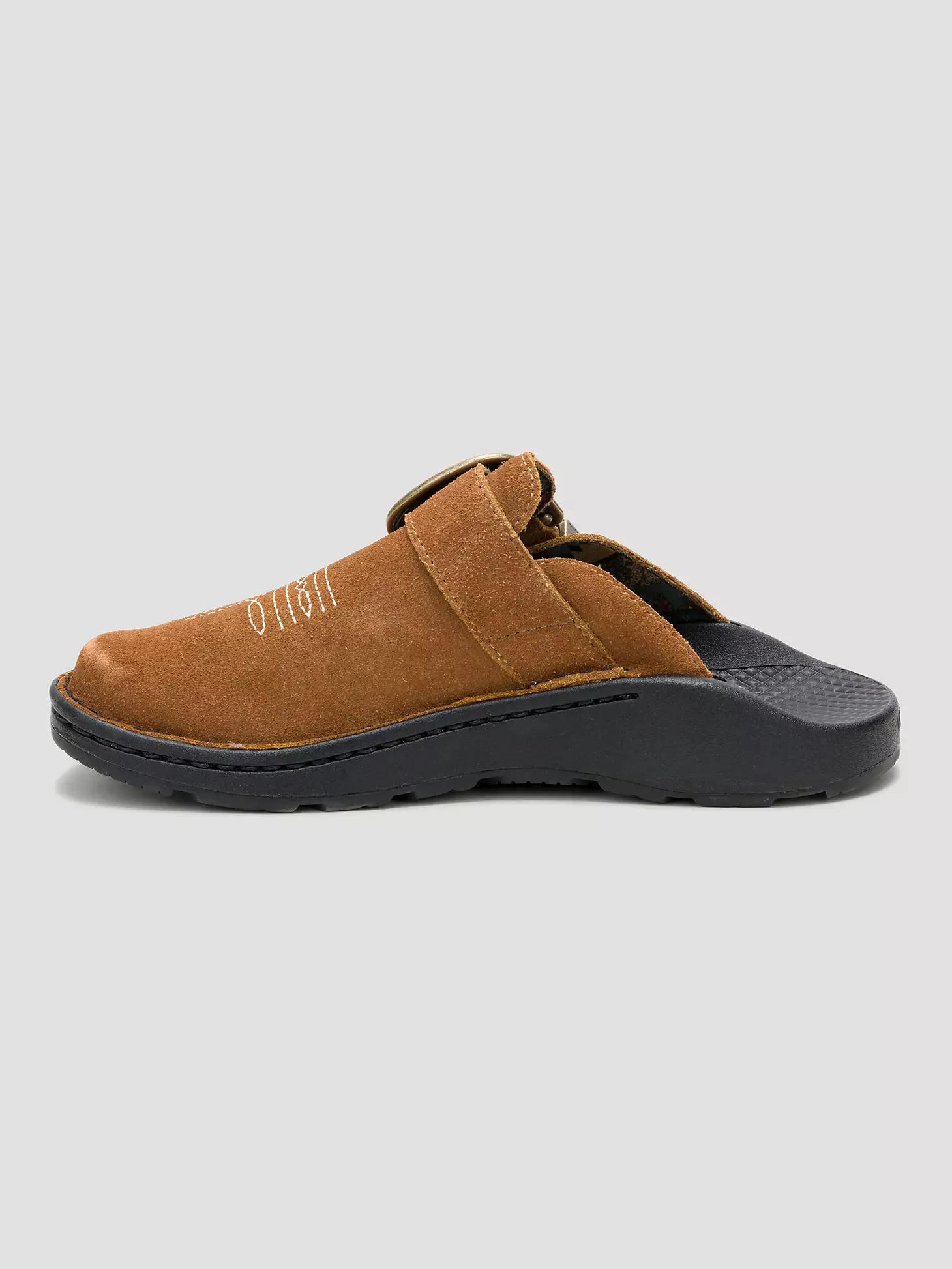 Chaco x Wrangler Women's Suede Clog in Saddle Product Image