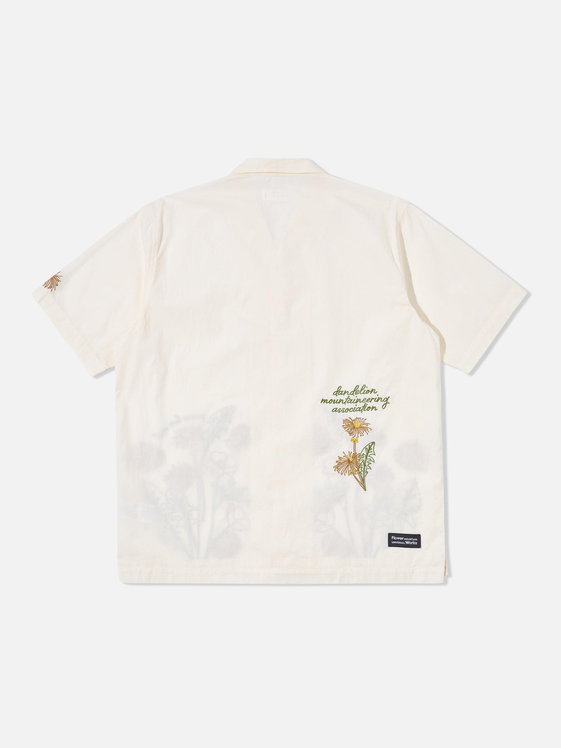 Flower Mountain x Universal Works Ecru Broadcloth Minari Shirt Product Image
