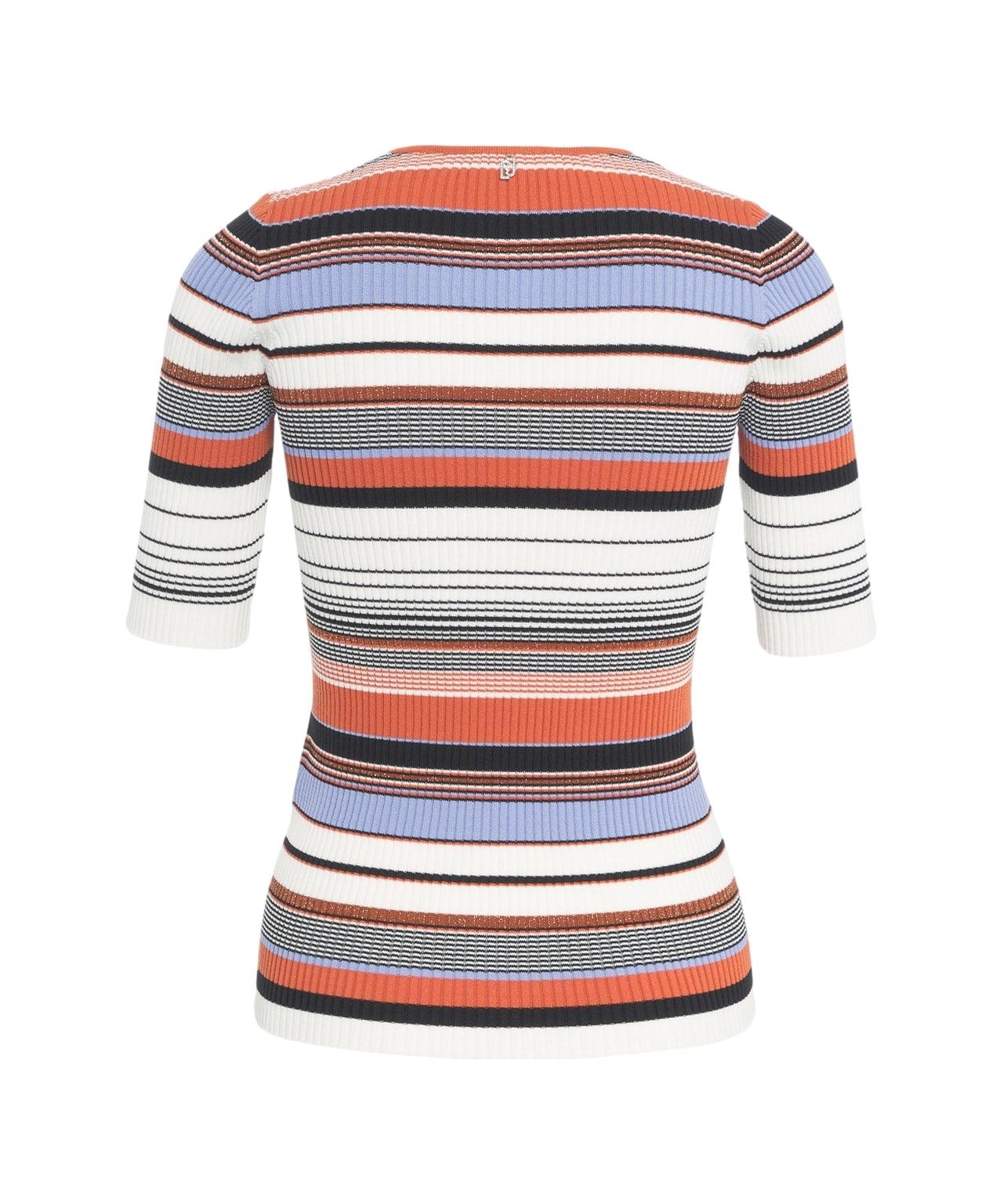 Striped knit top Product Image