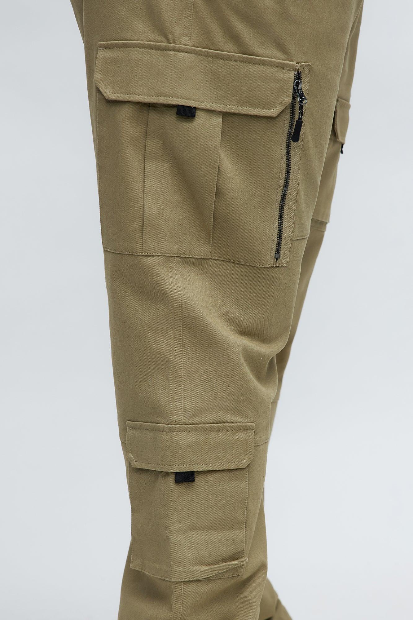 Slim Mission Ready Cargo Pants - Olive Male Product Image
