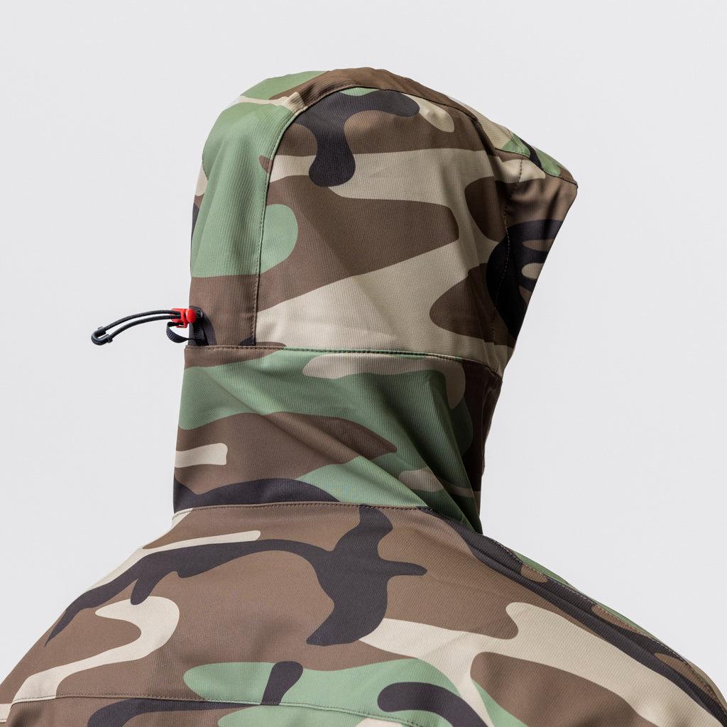 0717. Weather-Ready Anorak Jacket - Woodland Camo Product Image