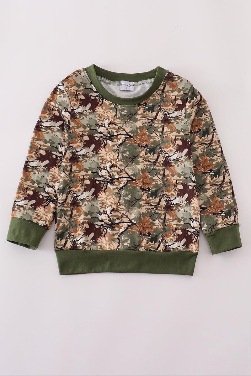 Camo leave dad&me sweatshirt Product Image
