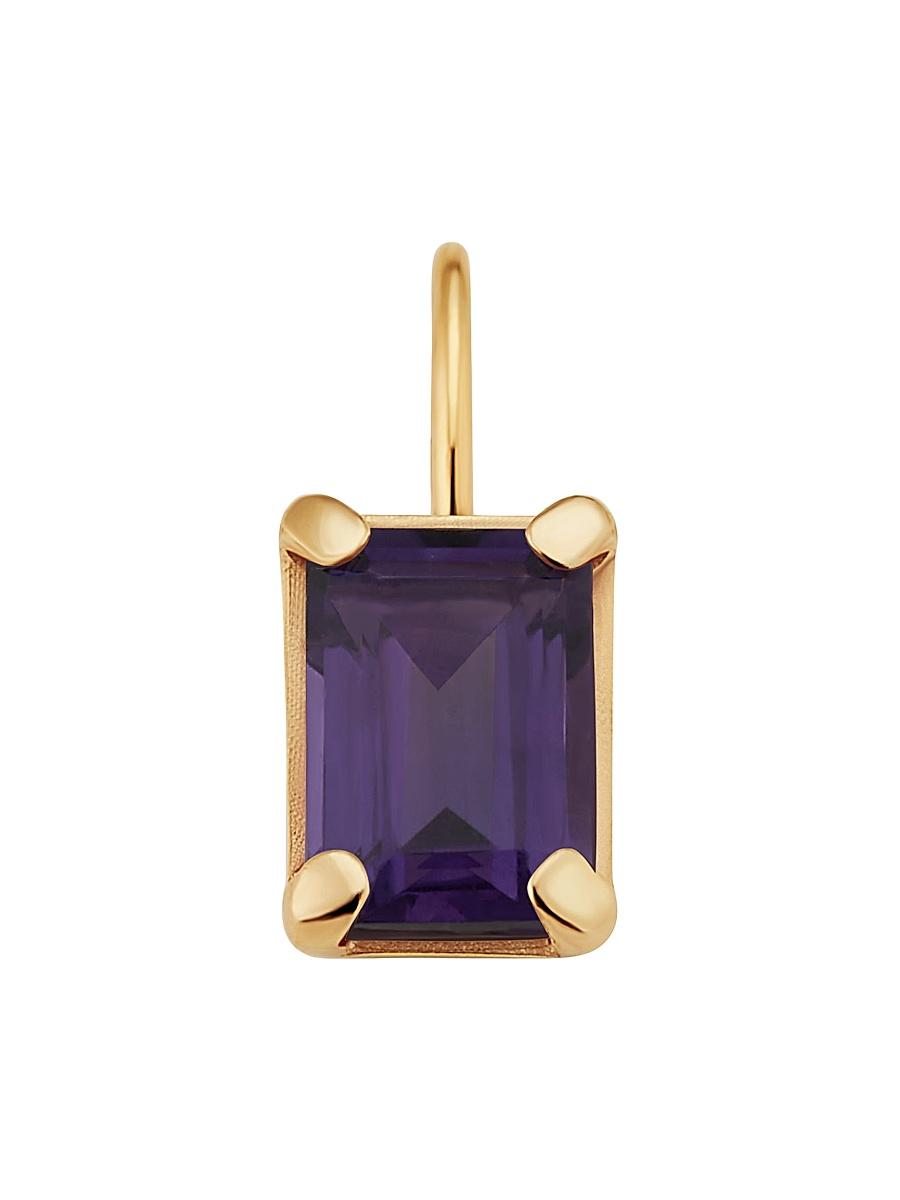 Womens 14k Yellow Gold Date Me Birthstone Pendant Charm Product Image