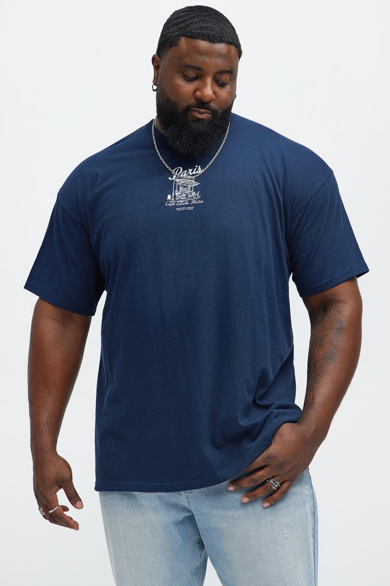 Paris Cafe Short Sleeve Tee - Navy Product Image