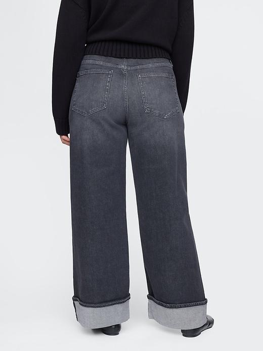 High Rise Stride Wide-Leg Jeans Product Image