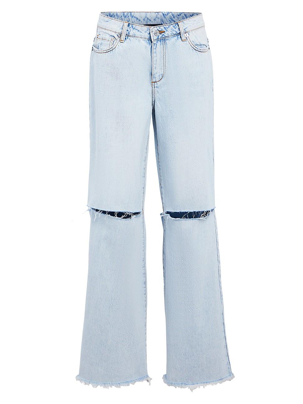 Womens Wrenley Low-Rise Jeans Product Image