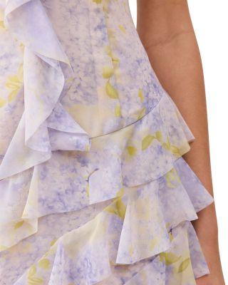 Aveline Ruffle Asymmetric Gown Product Image