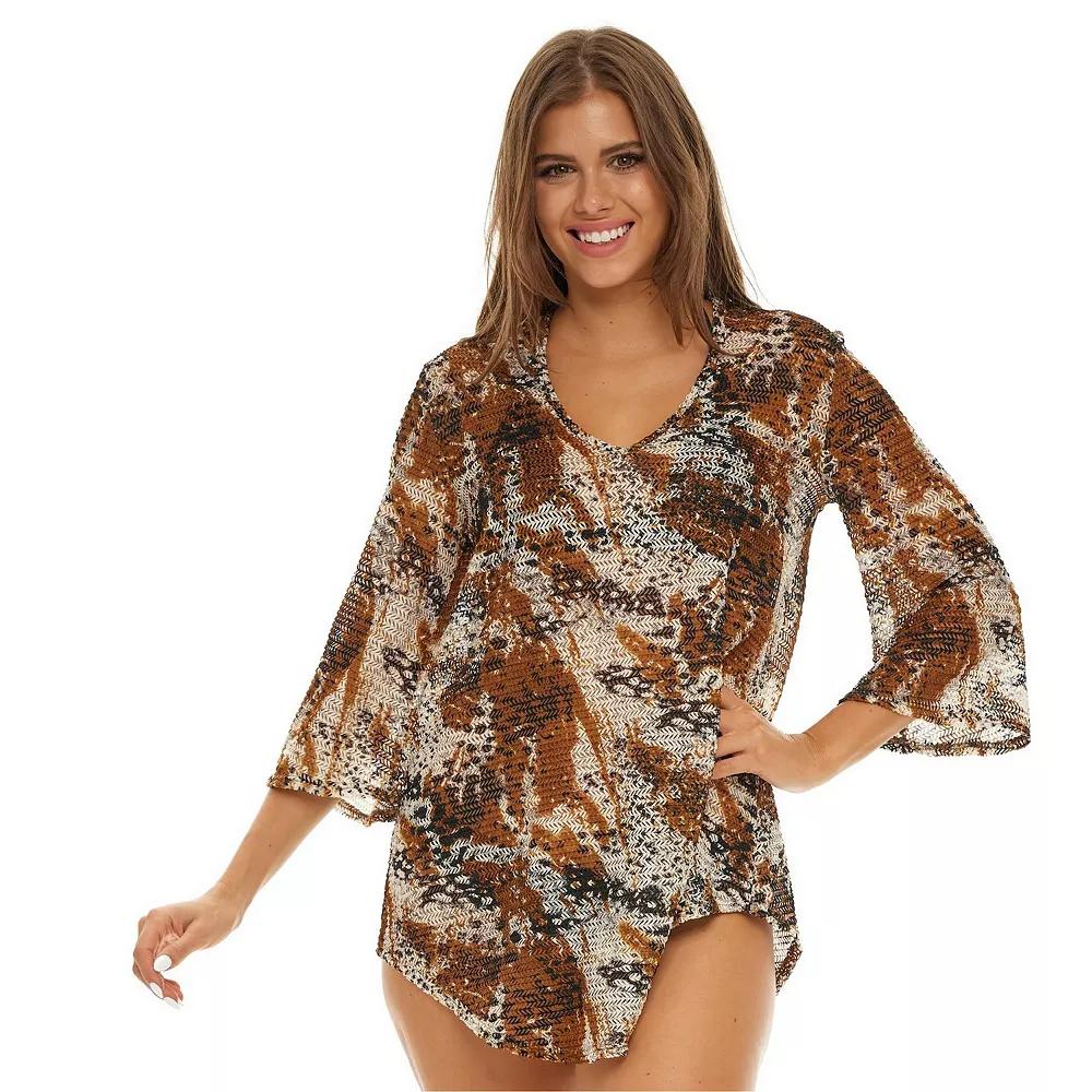 Women's Jordan Taylor Flowy Print Coverup Swimdress,  Product Image