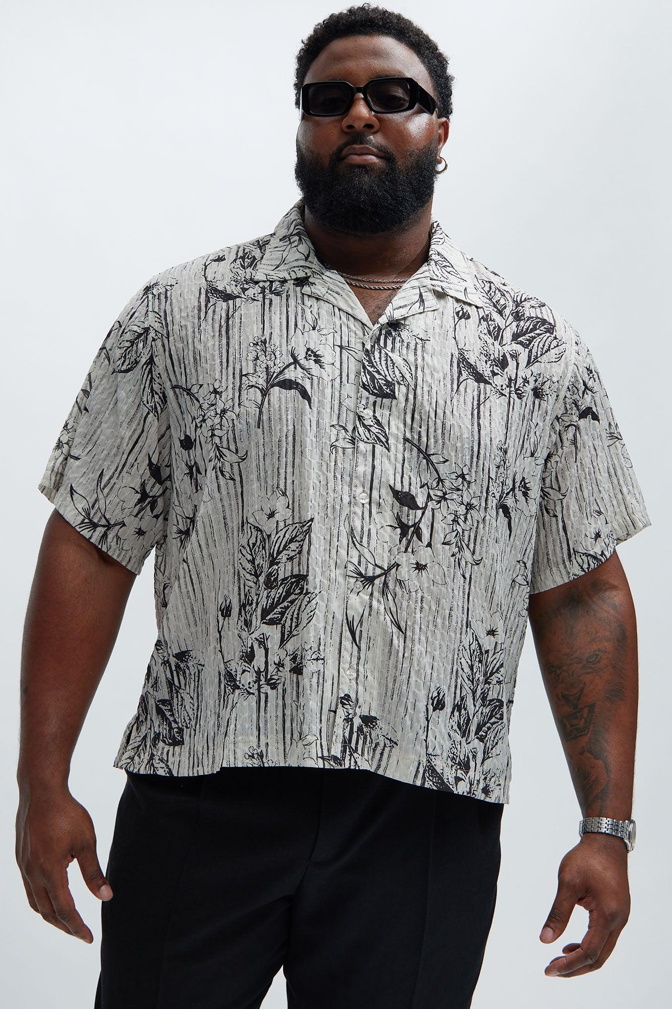 Depok Textured Shirt - Cream/combo Product Image