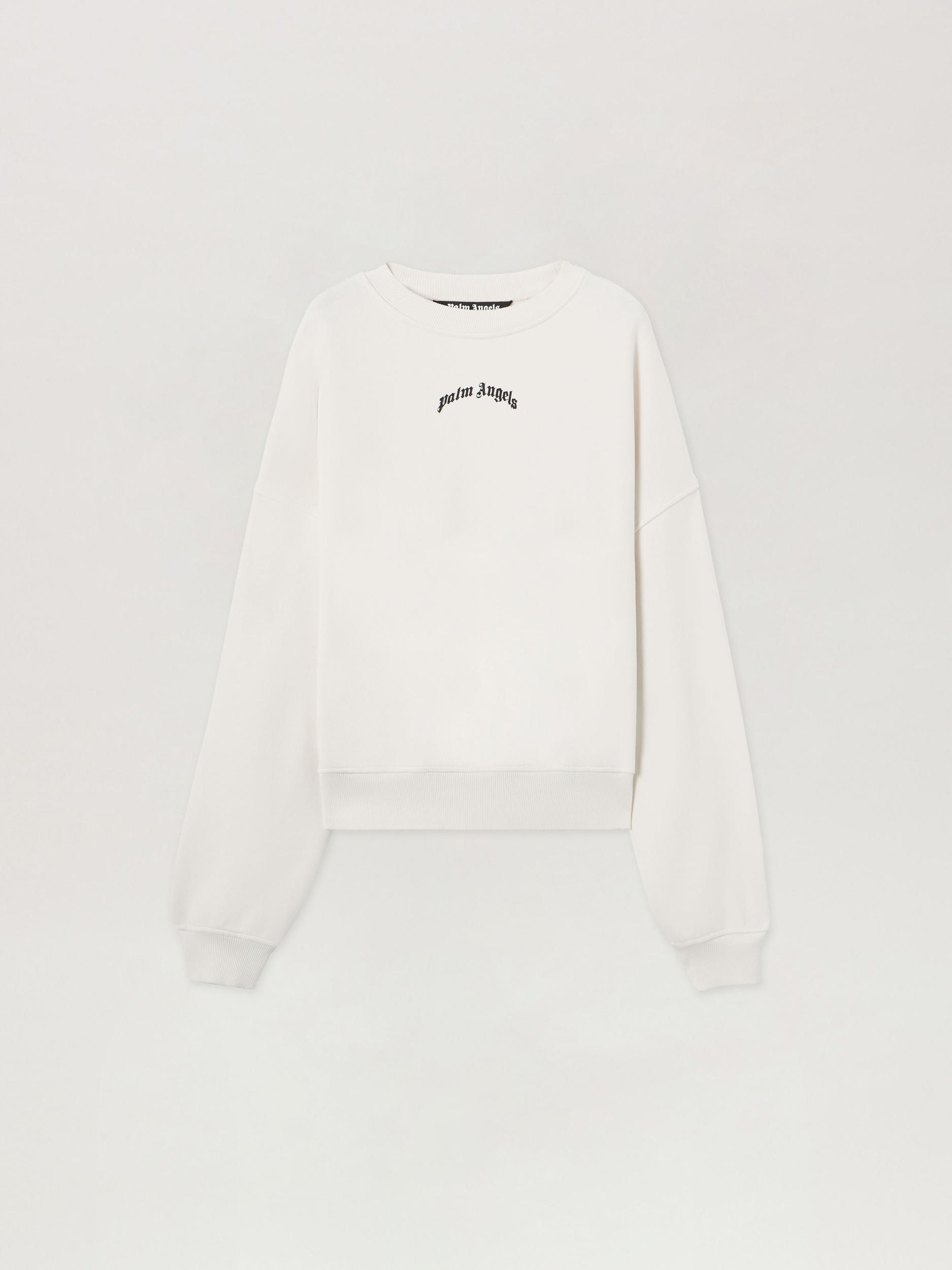 Back Curved Logo Loose Sweatshirt Product Image