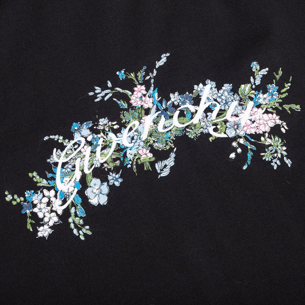 Flowers Cotton T-Shirt - Black Male Product Image