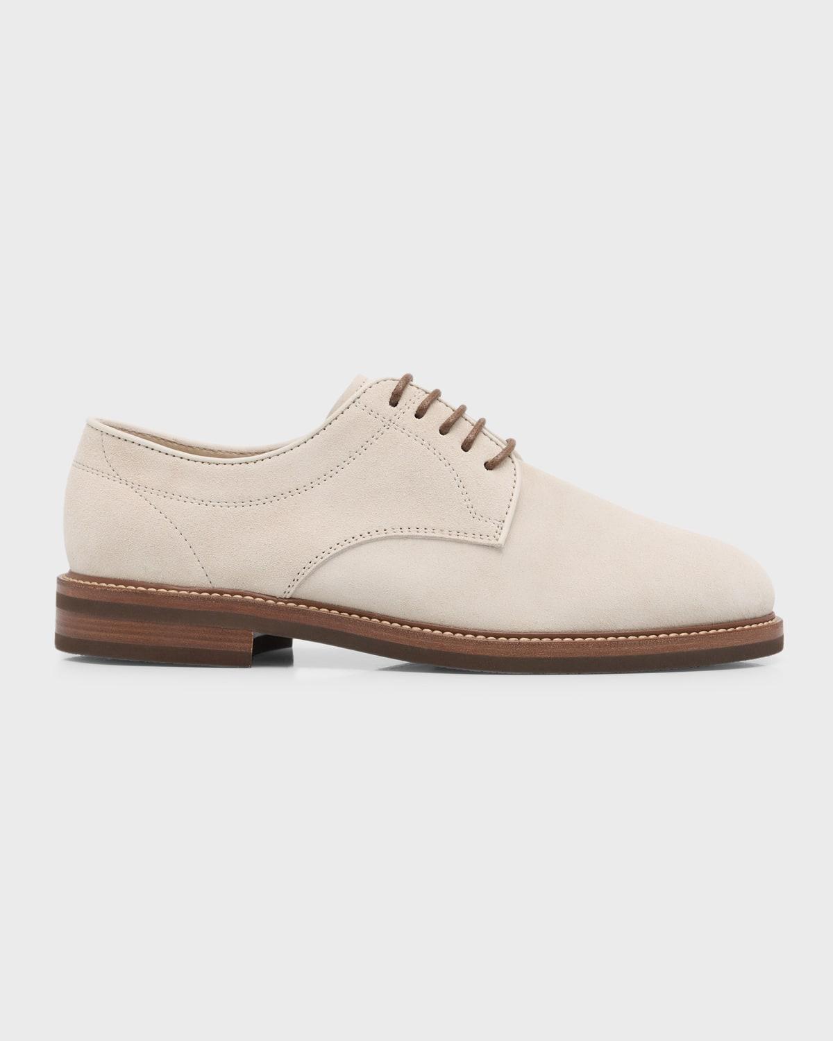 Men's Suede Derby Shoes Product Image
